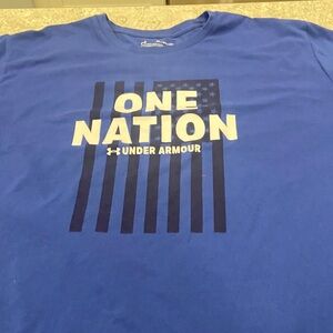 Under Armour Blue Graphic Tee - One Nation